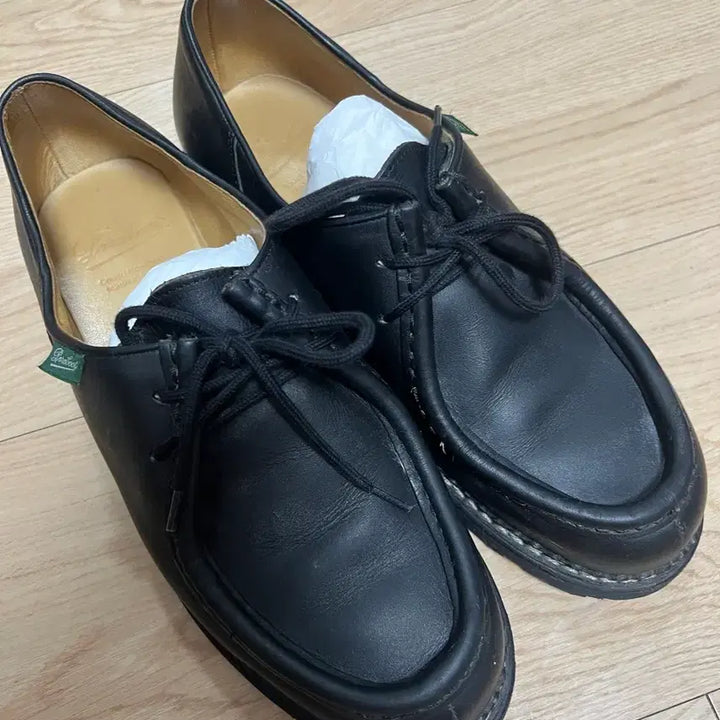 [BUNJANG] Paraboot Michael Black Leather Shoes Size 41 / 파라부트 미카엘 41