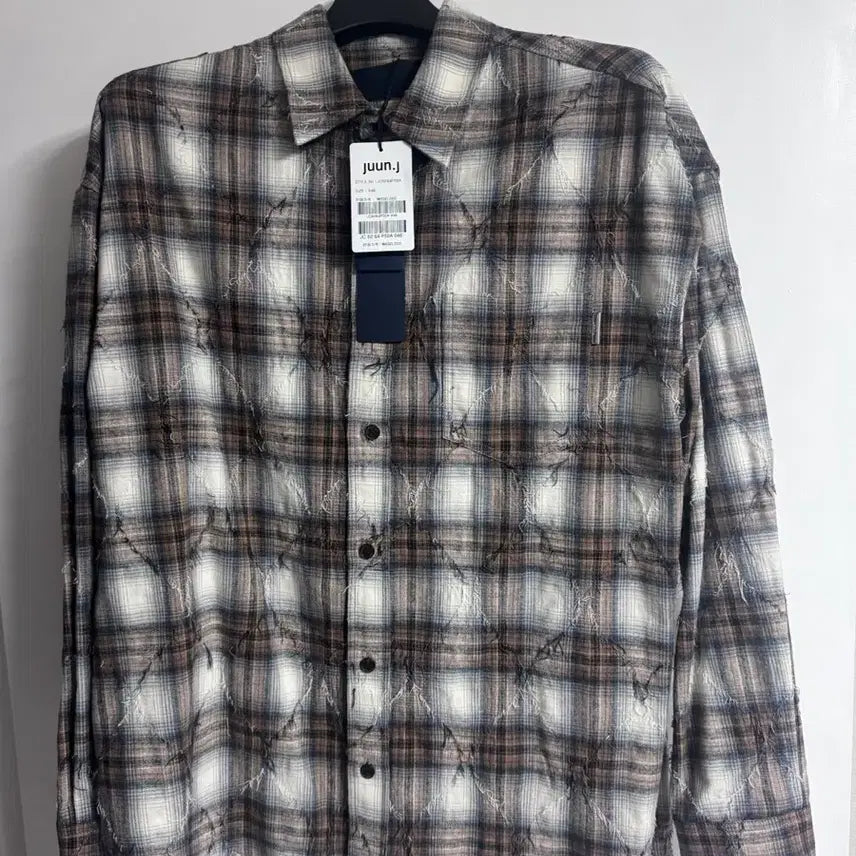[BUNJANG] Juun.J Argyle Beige Shirt Size 46 / 준지 아가일 베이지 46 팝니다 ))