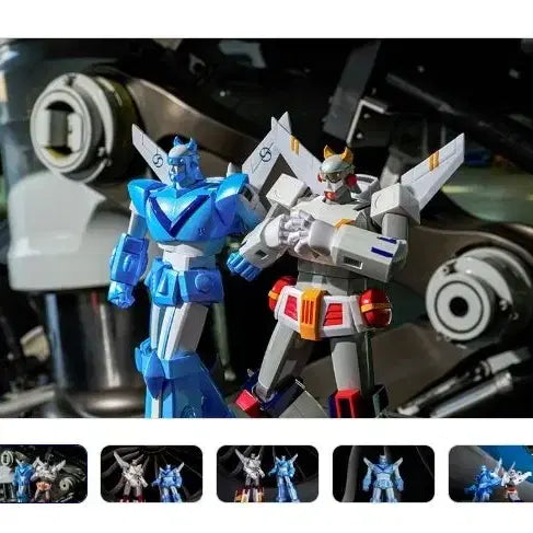 [BUNJANG] KE+OZ Taekwon V Robot Figure Set (Sealed) / (KE+OZ) 태권브이 로봇 피규어 세트ㅡ미개봉 택비포함