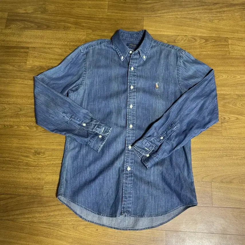 [BUNJANG] Polo Ralph Lauren Custom Slim Fit Denim Shirt Medium / 폴로 커스텀슬림핏 데님 셔츠 M