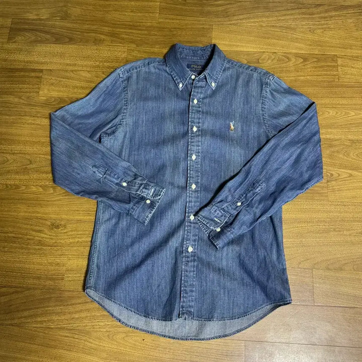 [BUNJANG] Polo Ralph Lauren Custom Slim Fit Denim Shirt Medium / 폴로 커스텀슬림핏 데님 셔츠 M