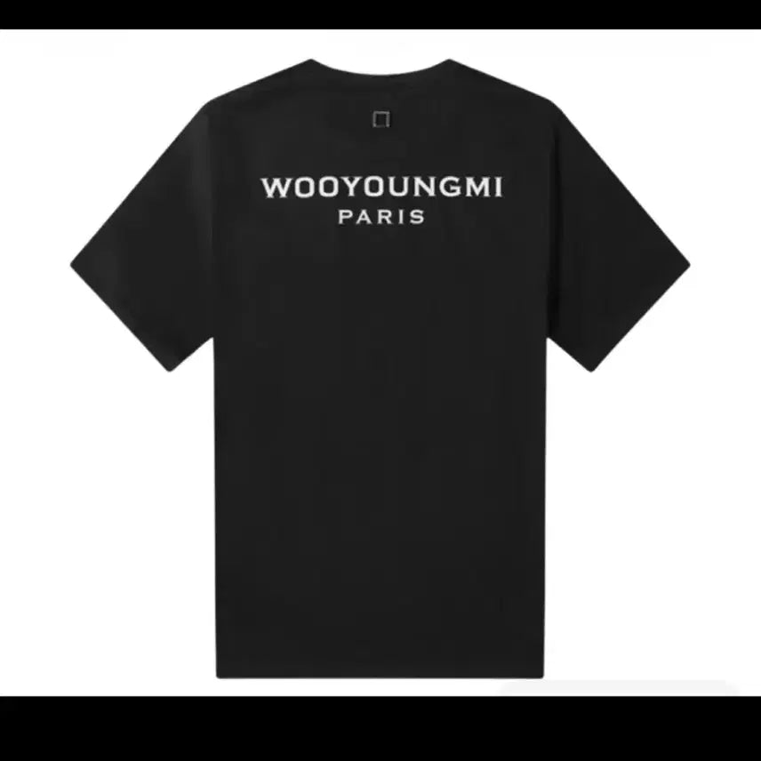 [BUNJANG] Wooyoungmi Short Sleeve T-Shirt Black Size 50 / 우영미 반팔(드라이완료!!!)