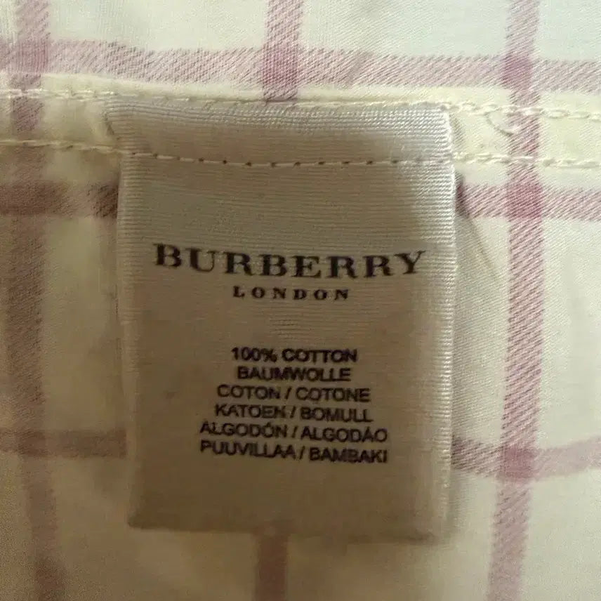 [BUNJANG] Burberry Red Check Long Sleeve Shirt / 버버리 레드 체크 긴팔 셔츠