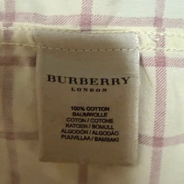 [BUNJANG] Burberry Red Check Long Sleeve Shirt / 버버리 레드 체크 긴팔 셔츠