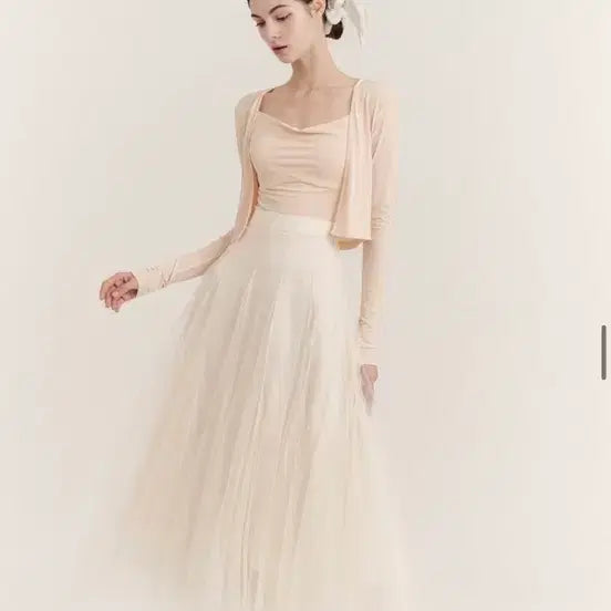 [BUNJANG] Grace Yu Renewal Ver. Cream Skirt XS / 그레이스유 샤스커트 크림 XS