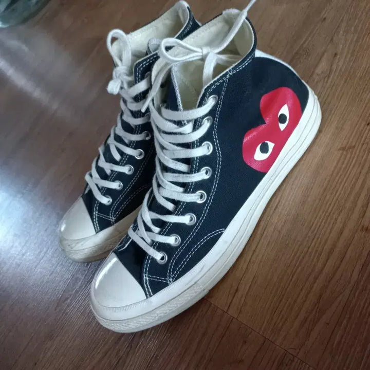 [BUNJANG] Comme des Garçons x Converse Collaboration Sneakers / 콤데와컨버스콜라보 270