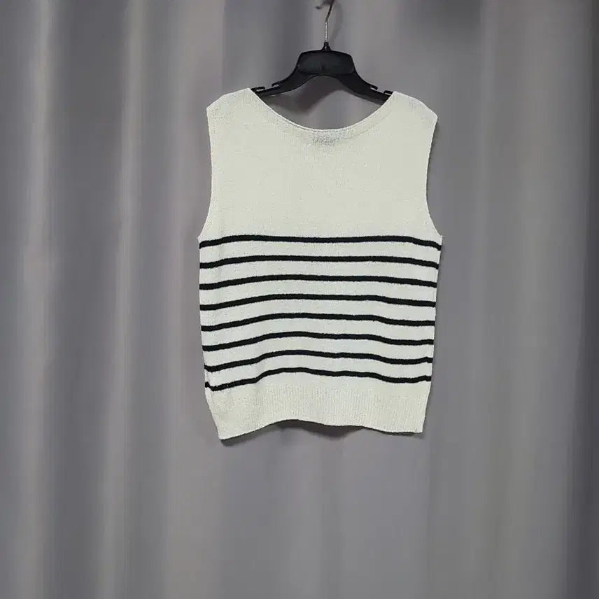 [BUNJANG] Studio Lux Stripe Sleeveless Knit / 스튜디오럭스 스트라이프 민소매 니트