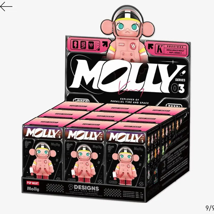 [BUNJANG] Pop Mart Mega Space Molly 100% Season 3 Sealed Full Box / [미개봉] 팝마트 메가 스페이스 몰리 100% 시리즈3 풀박스
