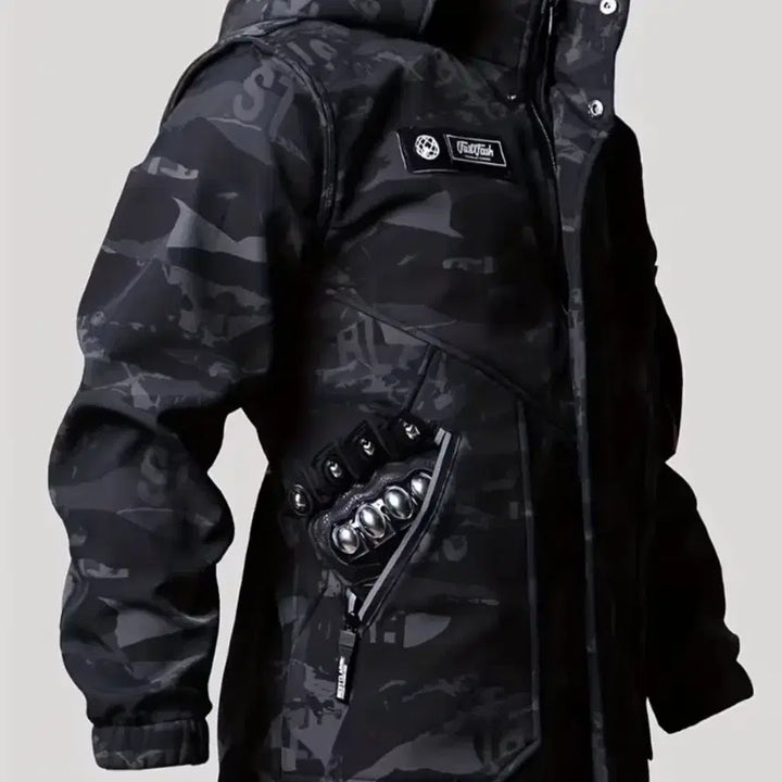 [BUNJANG] Black Camo Military Top &amp; Bottom Set / 블랙 카모 밀리터리 110 상/하 셋트