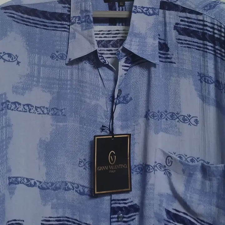 [BUNJANG] GIANNI VALENTINO 110 Size Summer Shirt / 이테리 GIANNI VALENTINO 110 사이즈 여름셔츠 새상품