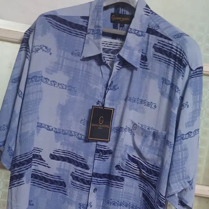[BUNJANG] GIANNI VALENTINO 110 Size Summer Shirt / 이테리 GIANNI VALENTINO 110 사이즈 여름셔츠 새상품