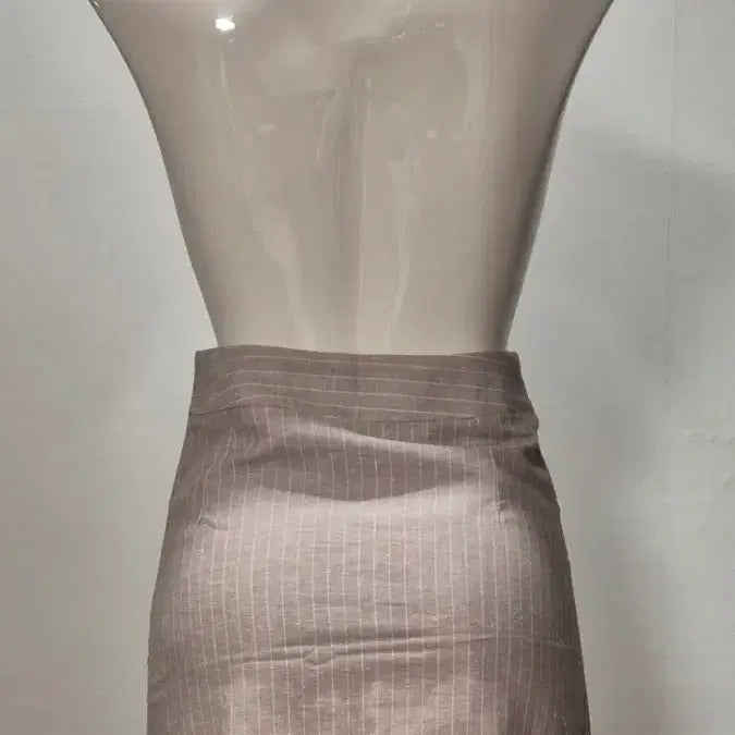 [BUNJANG] Stripe Asymmetrical Mini Skirt / 스트라이프 언발란스 미니 스커트 s ms514-5