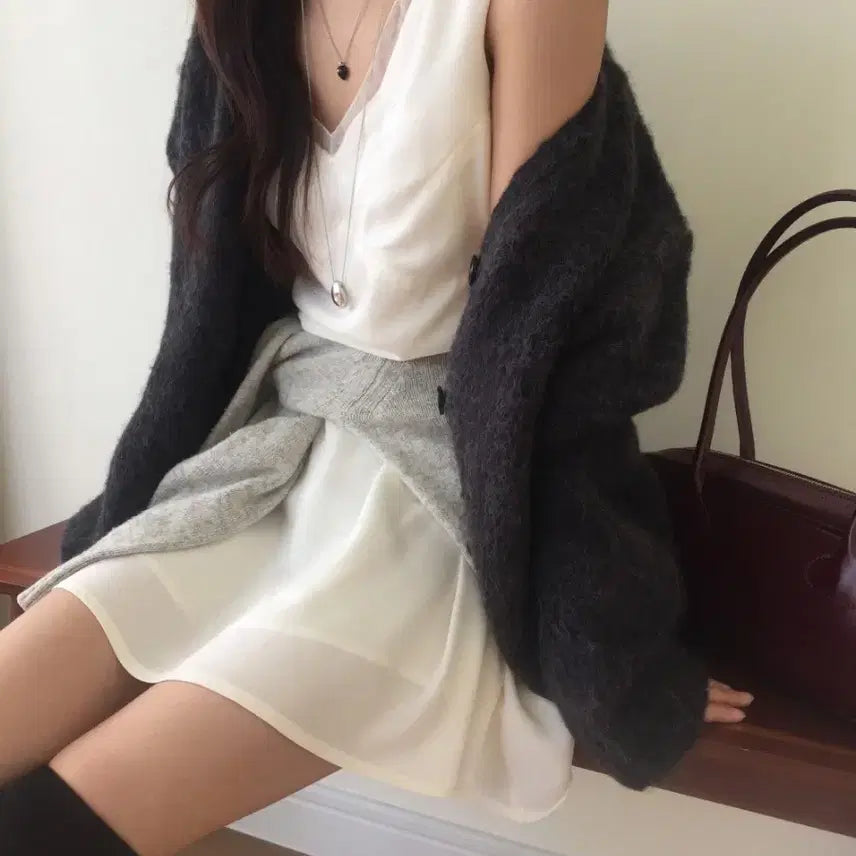 [BUNJANG] Hereb4 Satin Dress / 히어비포 새틴 원피스 satin ops