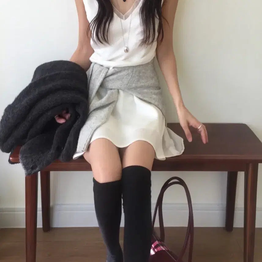 [BUNJANG] Hereb4 Satin Dress / 히어비포 새틴 원피스 satin ops
