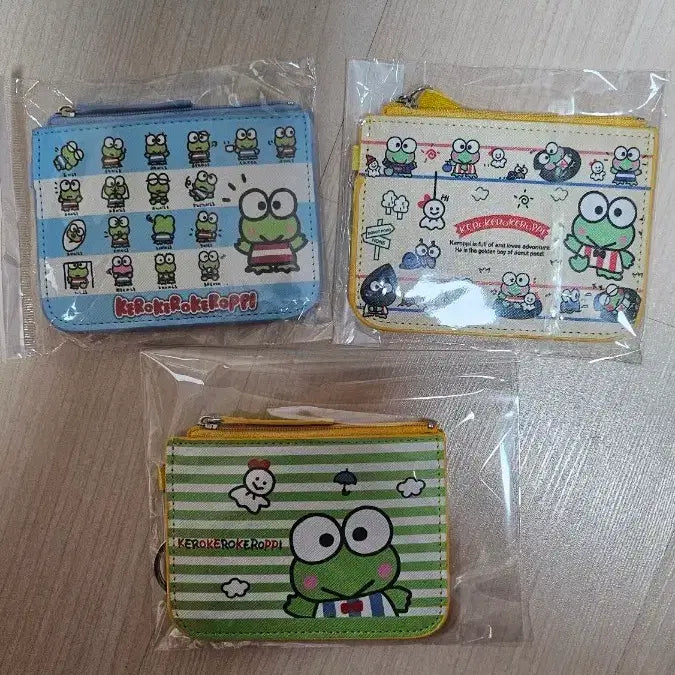 [BUNJANG] Keroppi Coin and Card Wallet (Set of 3) / 케로케로케로피 동전 카드 지갑 3종 (개당단가)