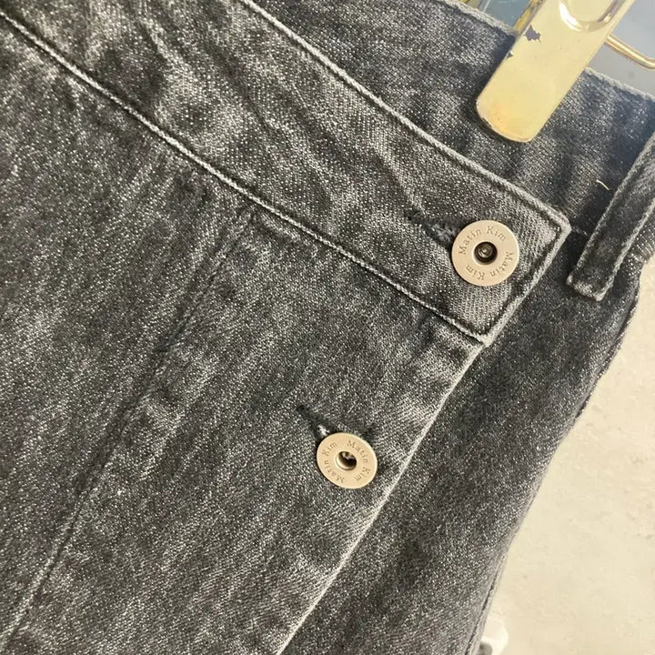 [BUNJANG] Matin Kim Black Denim Mini Skirt (Size 55) / 마뗑킴 데님 스커트55