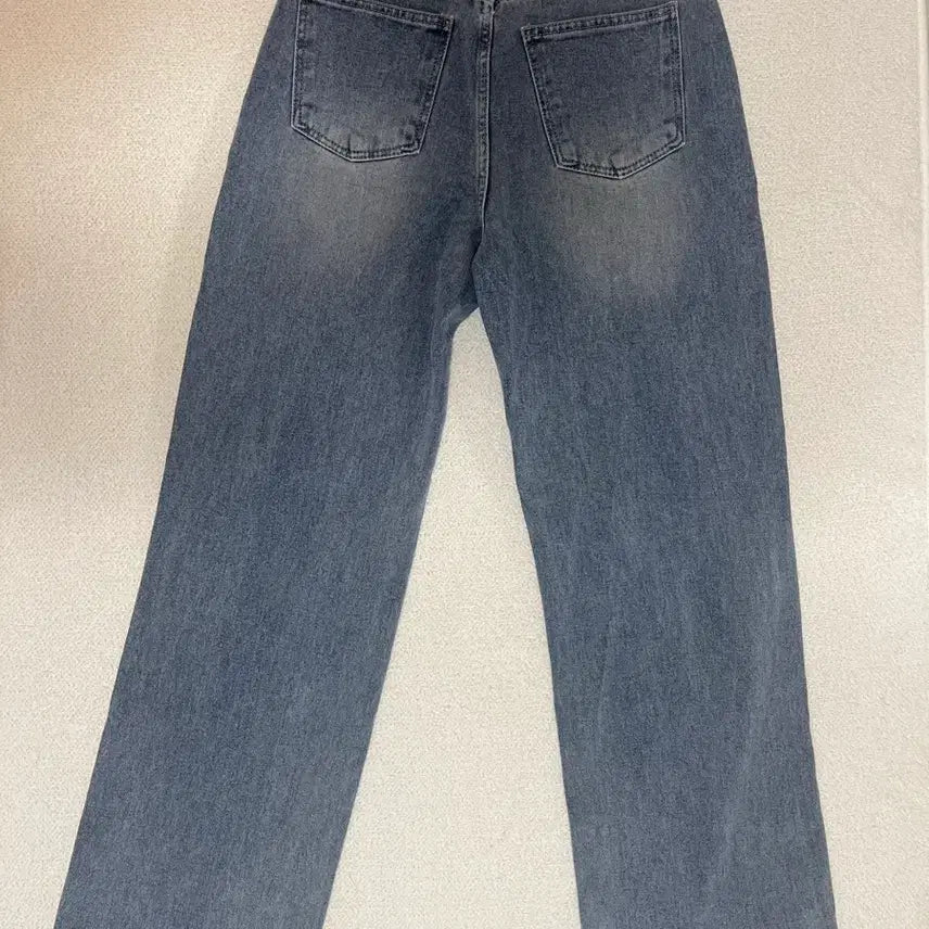 [BUNJANG] Slowand Today Wide Denim Pants (Long Ver.) - Size S / 슬로우앤드 와이드 중청데님팬츠 롱S