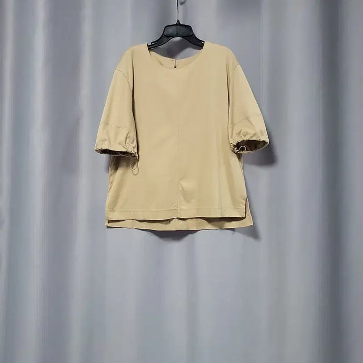 [BUNJANG] String Sleeve Cotton T-Shirt / 스트링 소매 면티