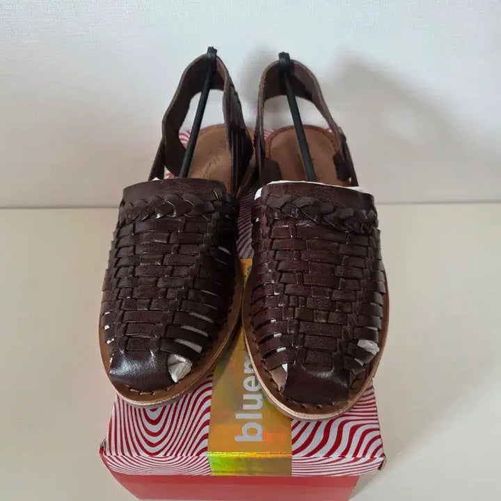 [BUNJANG] Blue Mountain Handmade Leather Sandals Brown / 새거]블루마운틴 핸드메이드 샌들 브라운[230]천연가죽 로퍼/슬립온
