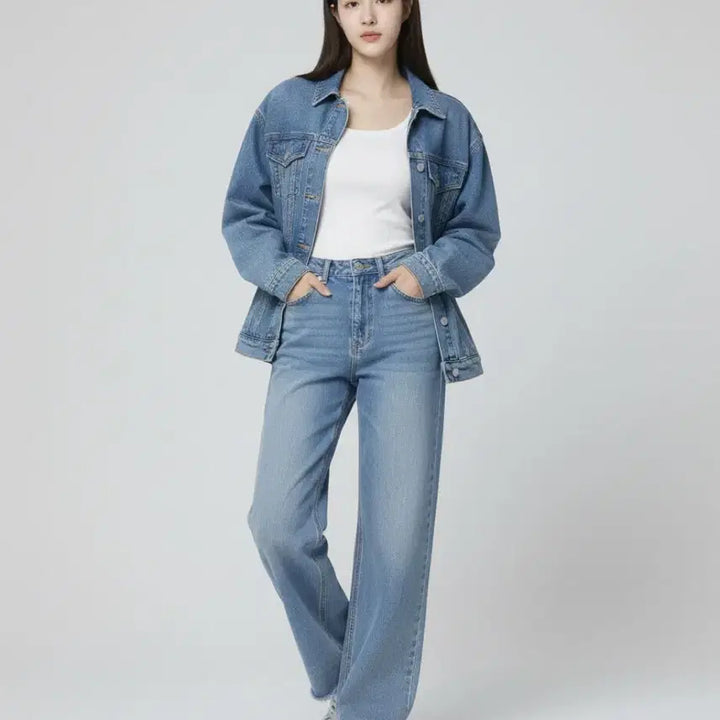 [BUNJANG] MISO Wide Fit Denim Pants / 미쏘 와이드핏 데님팬츠
