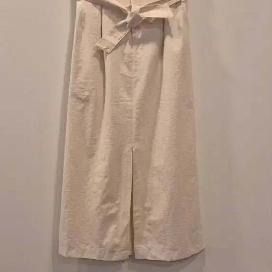 [BUNJANG] FRIC Oatmeal Beige Cotton Skirt (Size 55) / FRIC 55사이즈 오트밀 베이지 면 스커트