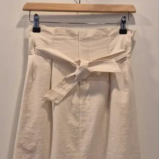 [BUNJANG] FRIC Oatmeal Beige Cotton Skirt (Size 55) / FRIC 55사이즈 오트밀 베이지 면 스커트