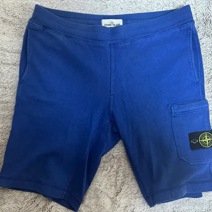[BUNJANG] Stone Island Blue Shorts / 스톤아일랜드 블루 반바지