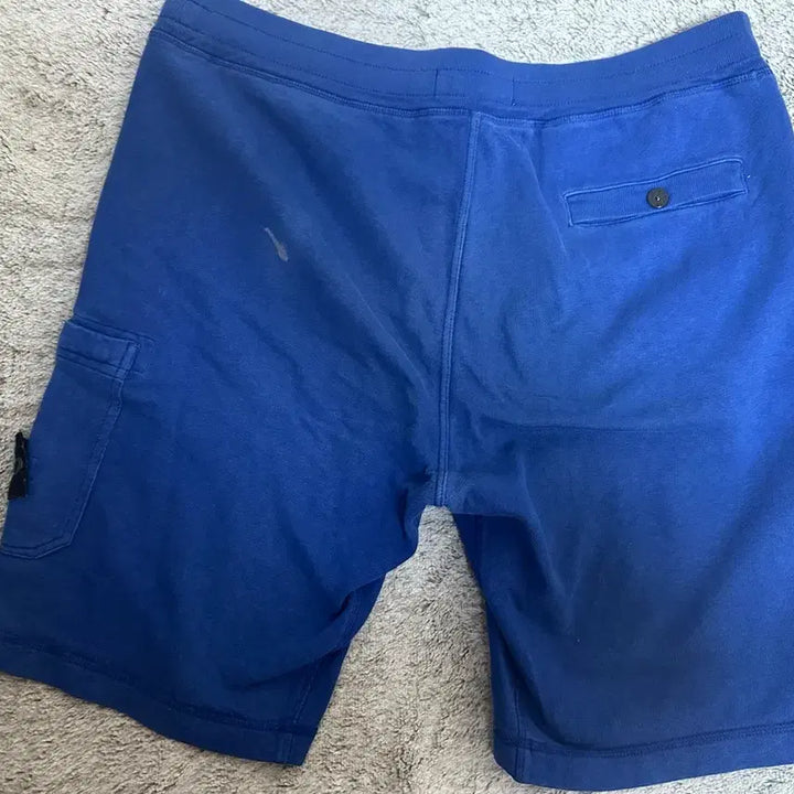 [BUNJANG] Stone Island Blue Shorts / 스톤아일랜드 블루 반바지