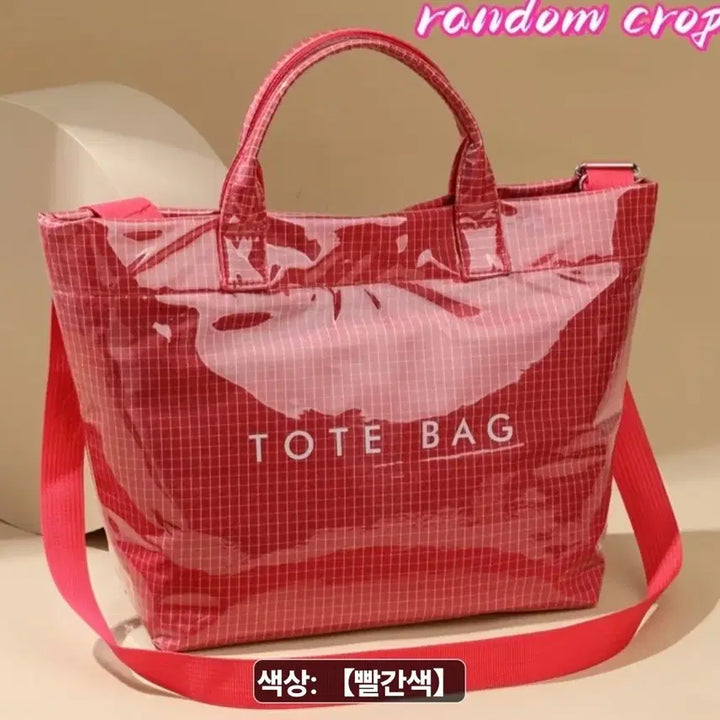 [BUNJANG] Perfect Lily Dot Bag and Shoulder Bag (Brown/Red) / Perfect Lily 도트백 겸 숄더백 (브라운/레드)