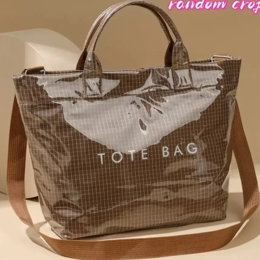[BUNJANG] Perfect Lily Dot Bag and Shoulder Bag (Brown/Red) / Perfect Lily 도트백 겸 숄더백 (브라운/레드)