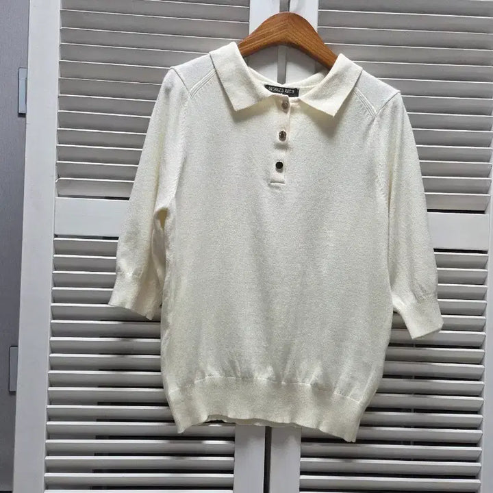 [BUNJANG] Georges Rech Collar Neck Knit Sweater / 조르쥬레쉬 카라넥 니트
