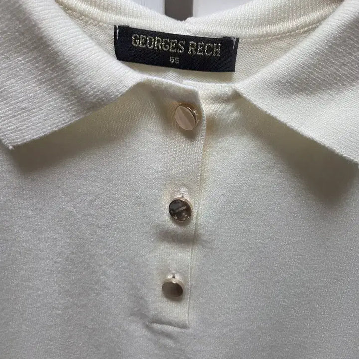[BUNJANG] Georges Rech Collar Neck Knit Sweater / 조르쥬레쉬 카라넥 니트