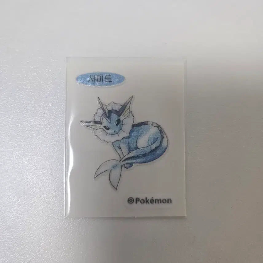 [BUNJANG] Pokemon 30th Anniversary Sticker Seal - Vaporeon / 포켓몬스터 30주년 띠부씰 샤미드