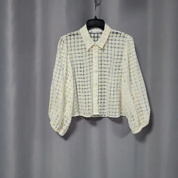 [BUNJANG] Zara Daisy See-through Blouse / 자라 데이지 시스루 블라우스