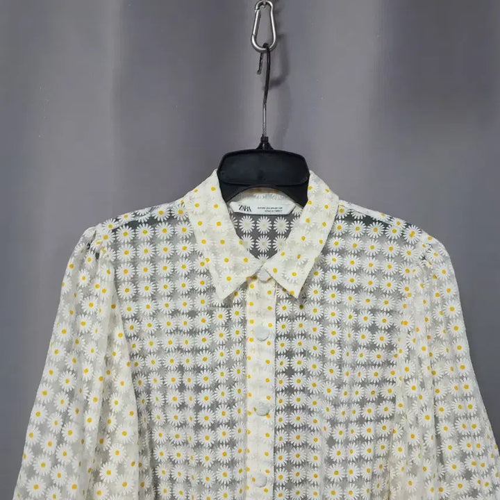 [BUNJANG] Zara Daisy See-through Blouse / 자라 데이지 시스루 블라우스