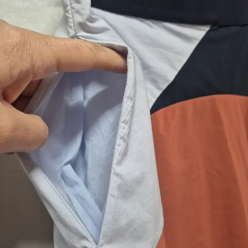 [BUNJANG] COS Color-Block A-Line Long Skirt / cos 배색 A라인 롱 스커트