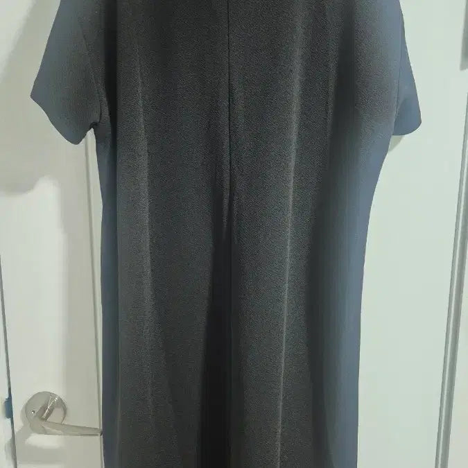 [BUNJANG] Black Pleated Long Dress / 블랙 플리츠 롱 원피스