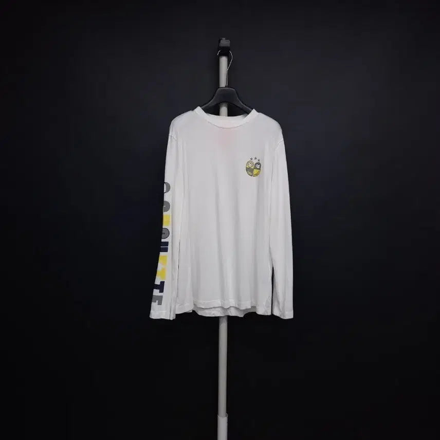 [BUNJANG] Lucky Chouette Cotton Long T-Shirt / 럭키슈에뜨 춘추 얇은 롱 면 티셔츠 36 55.66