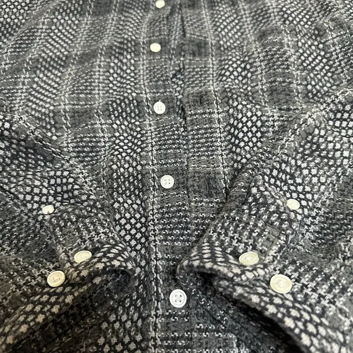 [BUNJANG] Supreme Tweed Check Shirt / 슈프림 트위드 체크 셔츠
