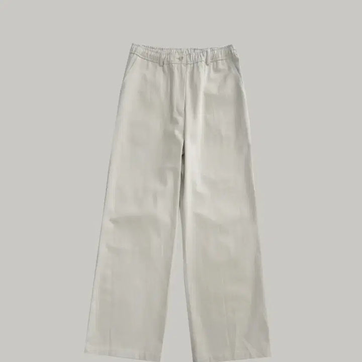 [BUNJANG] August Autumn Wide Banding Pants Beige Size 3 / 어그스트 어텀 와이드 밴딩 팬츠 베이지 3사이즈