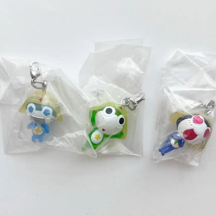 [BUNJANG] Sergeant Frog Keroro Chibi Dororo Mezushi Tamama Keyring Figure / [일본정품] 개구리 중사 케로로 치비 도로로 메지루시 타마마 키링 피규어