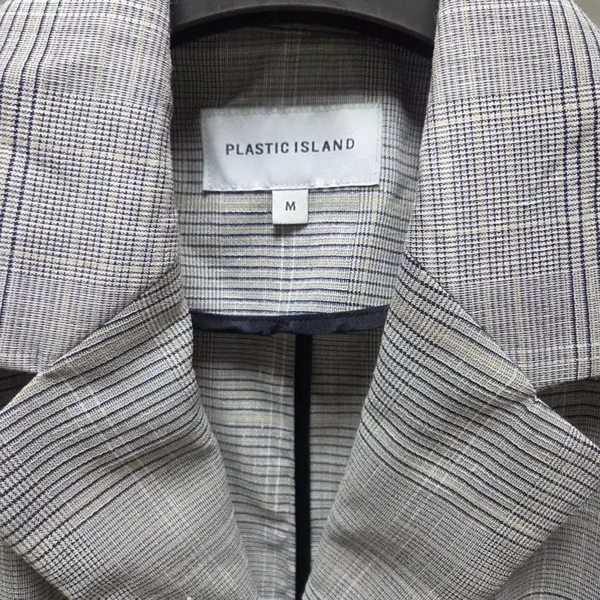 [BUNJANG] Plastic Island Linen Blend Summer Jacket / 플라스틱아일랜드 마혼방  여름자켓