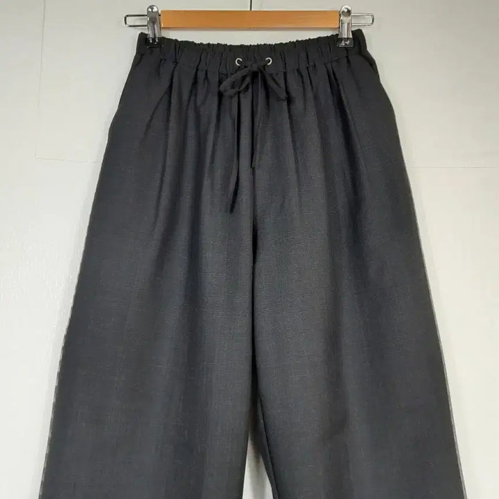 [BUNJANG] Charcoal Wide Fit Slacks / 진차콜와이드 팬츠
