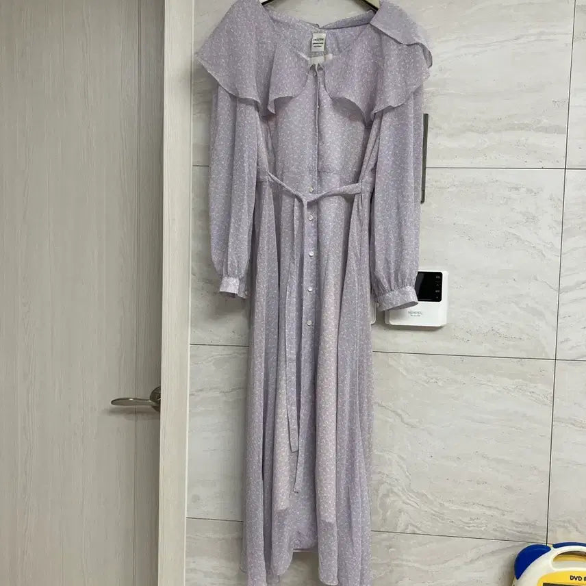 [BUNJANG] I Miss You Floral Long Dress Lavender / 잔꽃무늬 롱 원피스 라벤더 아이미스유 원피스