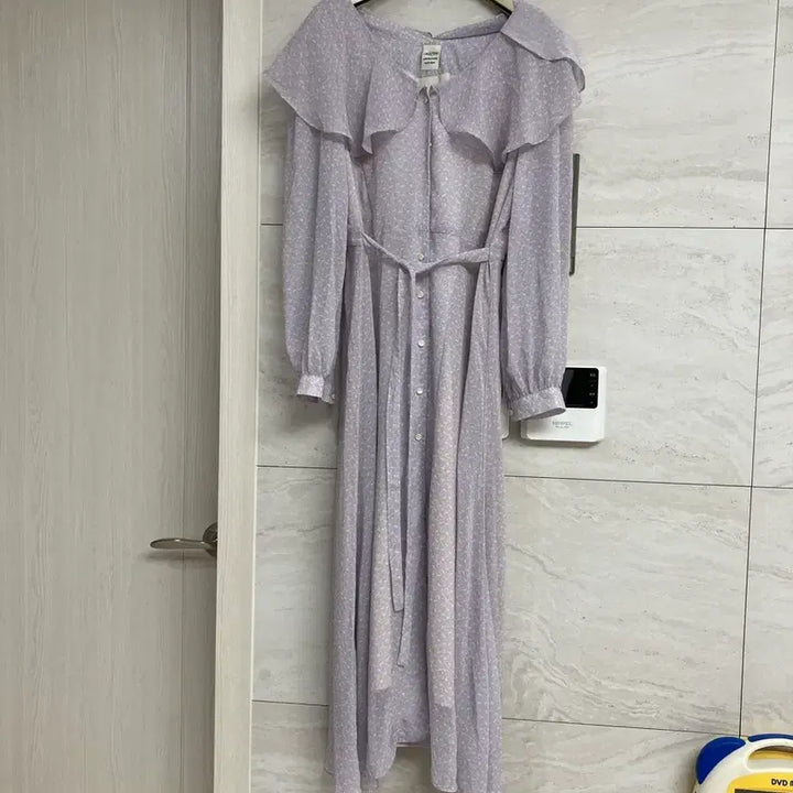 [BUNJANG] I Miss You Floral Long Dress Lavender / 잔꽃무늬 롱 원피스 라벤더 아이미스유 원피스