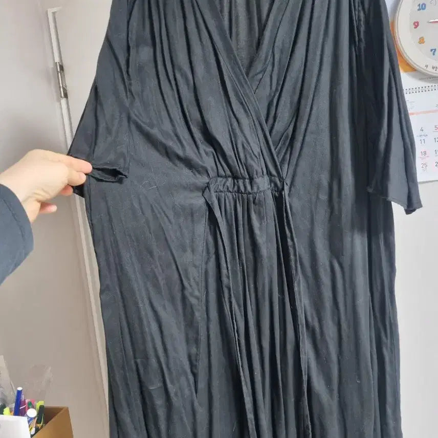 [BUNJANG] Zara Black Flower Long Dress / 자라 블랙 플라워 롱 원피스