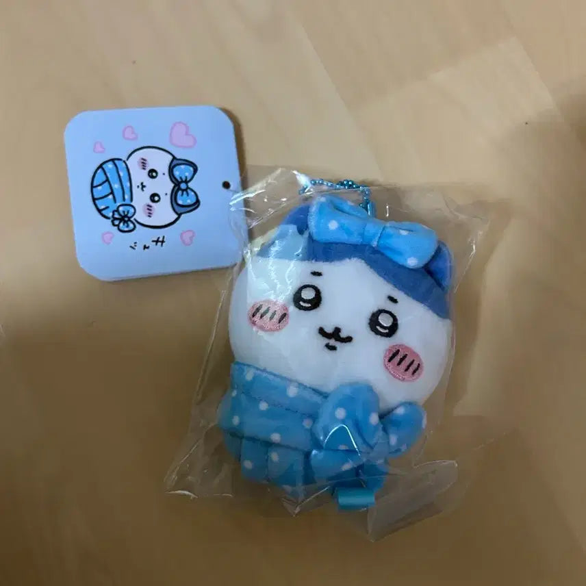 [BUNJANG] Chiikawa Hachware Mascot Plush / 포대기 베이비 하치와레 마스코트 치이카와