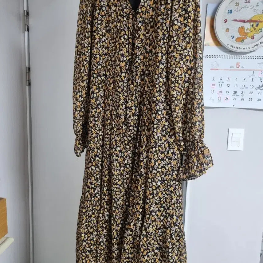 [BUNJANG] Karl Lagerfeld Flower Long Dress Size 66 / 칼 라거펠트 플라워 롱 원피스 66