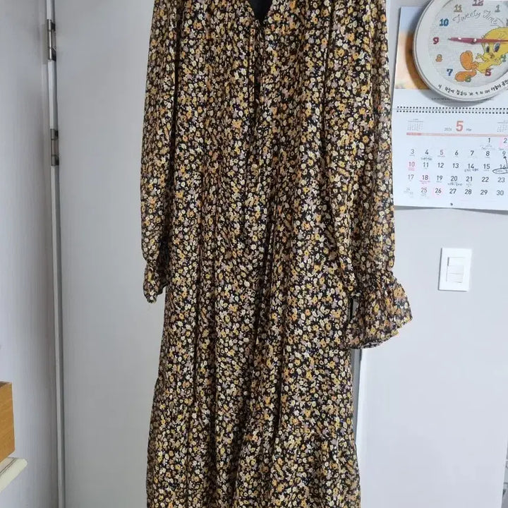 [BUNJANG] Karl Lagerfeld Flower Long Dress Size 66 / 칼 라거펠트 플라워 롱 원피스 66