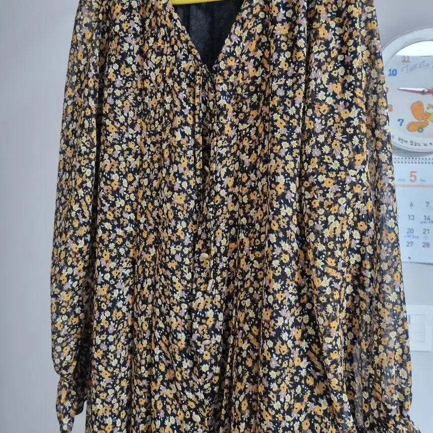 [BUNJANG] Karl Lagerfeld Flower Long Dress Size 66 / 칼 라거펠트 플라워 롱 원피스 66